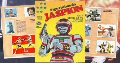 Álbum de Figurinhas Jaspion e Changeman Bloch