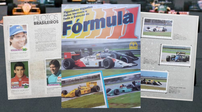 Álbum de Figurinhas Fórmula 1 1988
