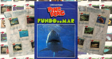 Álbum de Figurinhas Ping Pong Fundo do Mar