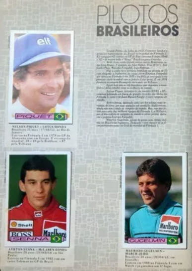 Fórmula 1 1988 pilotos brasileiros